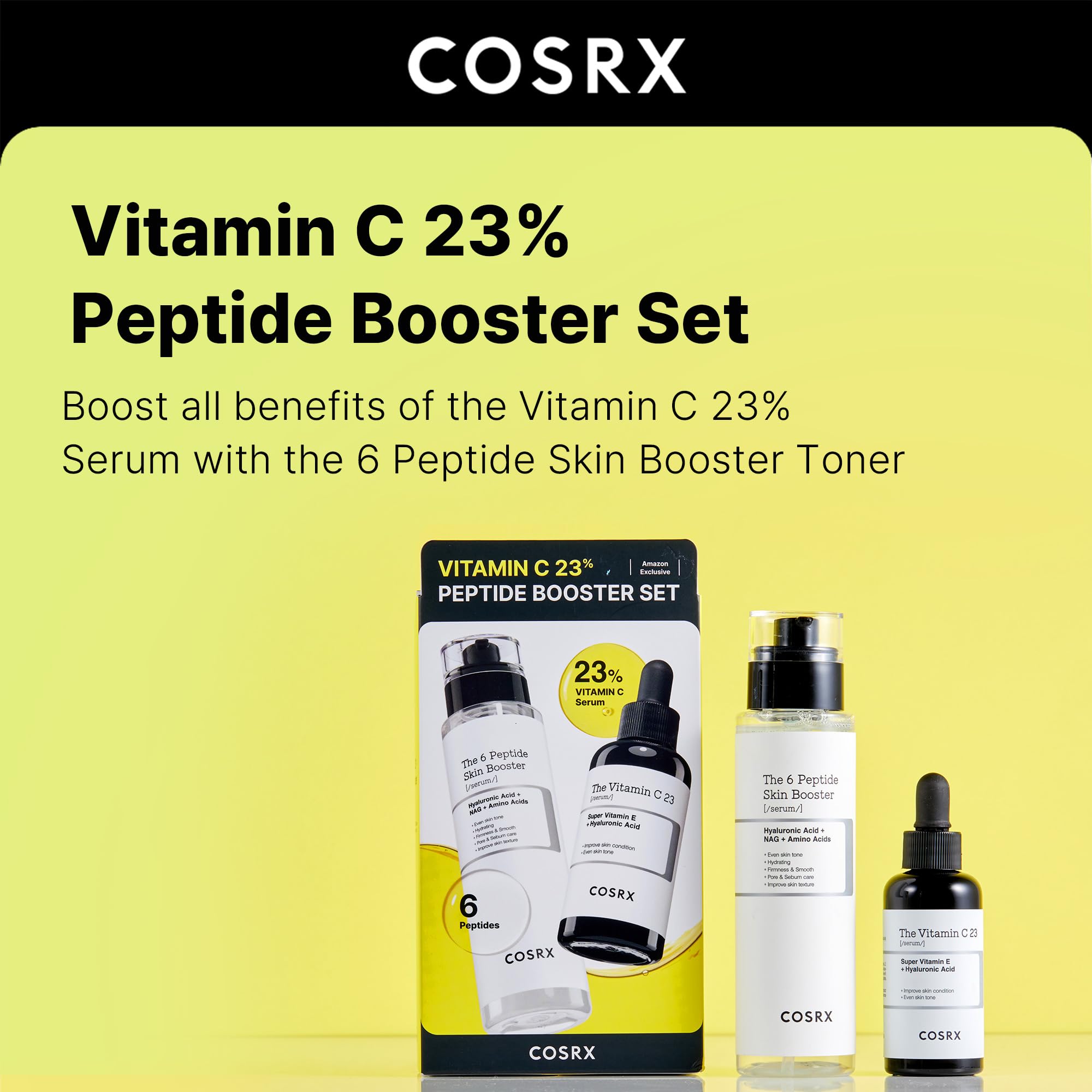 Amazon.com: COSRX Vitamin C 23% Peptide Booster Set - Amazon